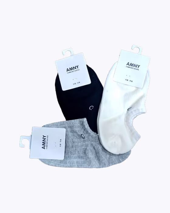 جوراب زنانه مچی طرح لبخند AMNY
